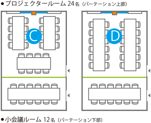 プロジェクタールーム24名
